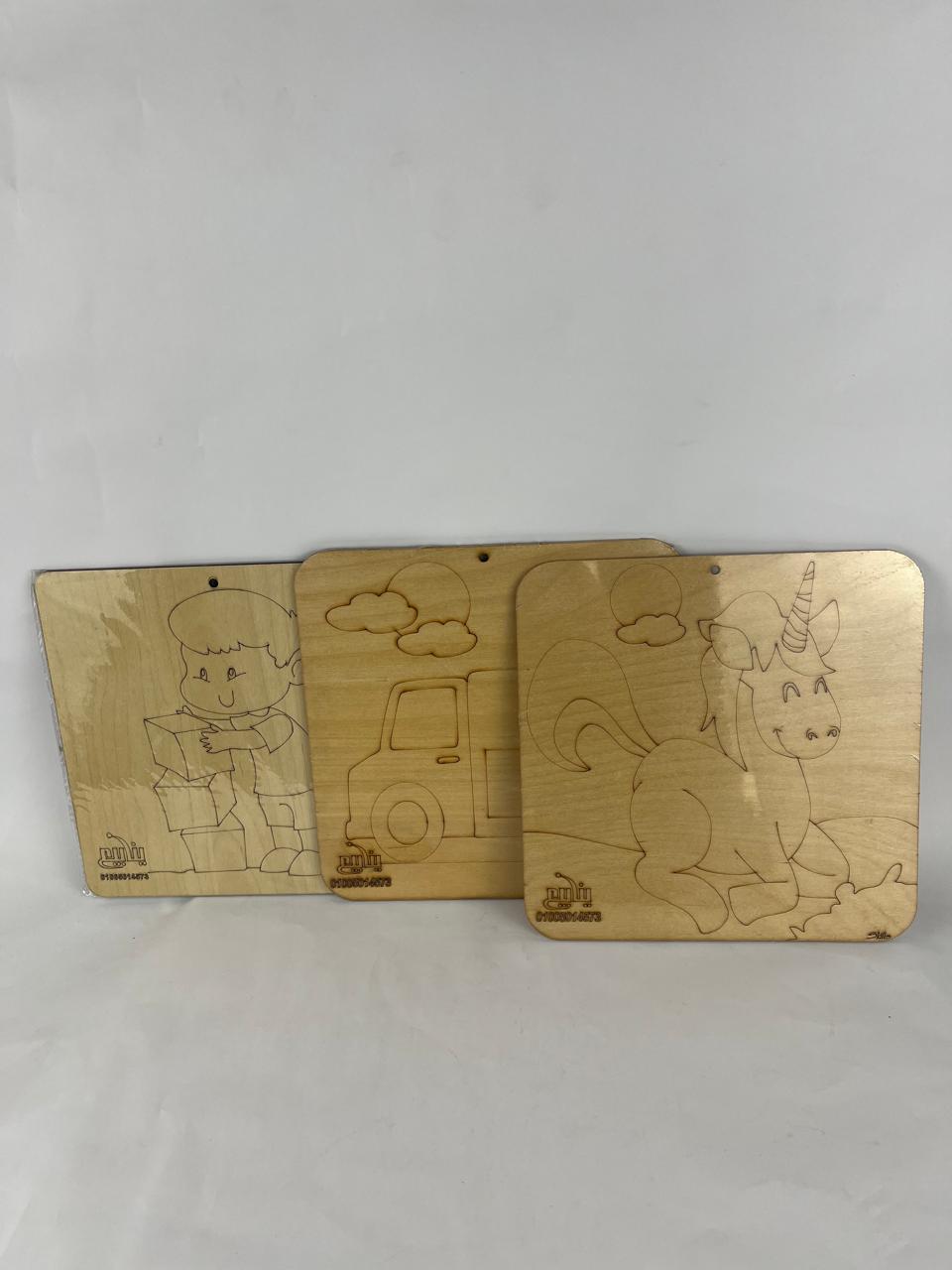 Coloring Wooden