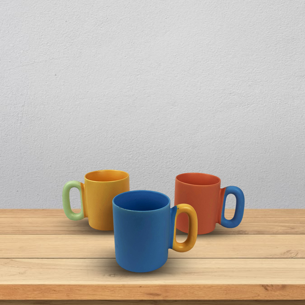 Matte color mug