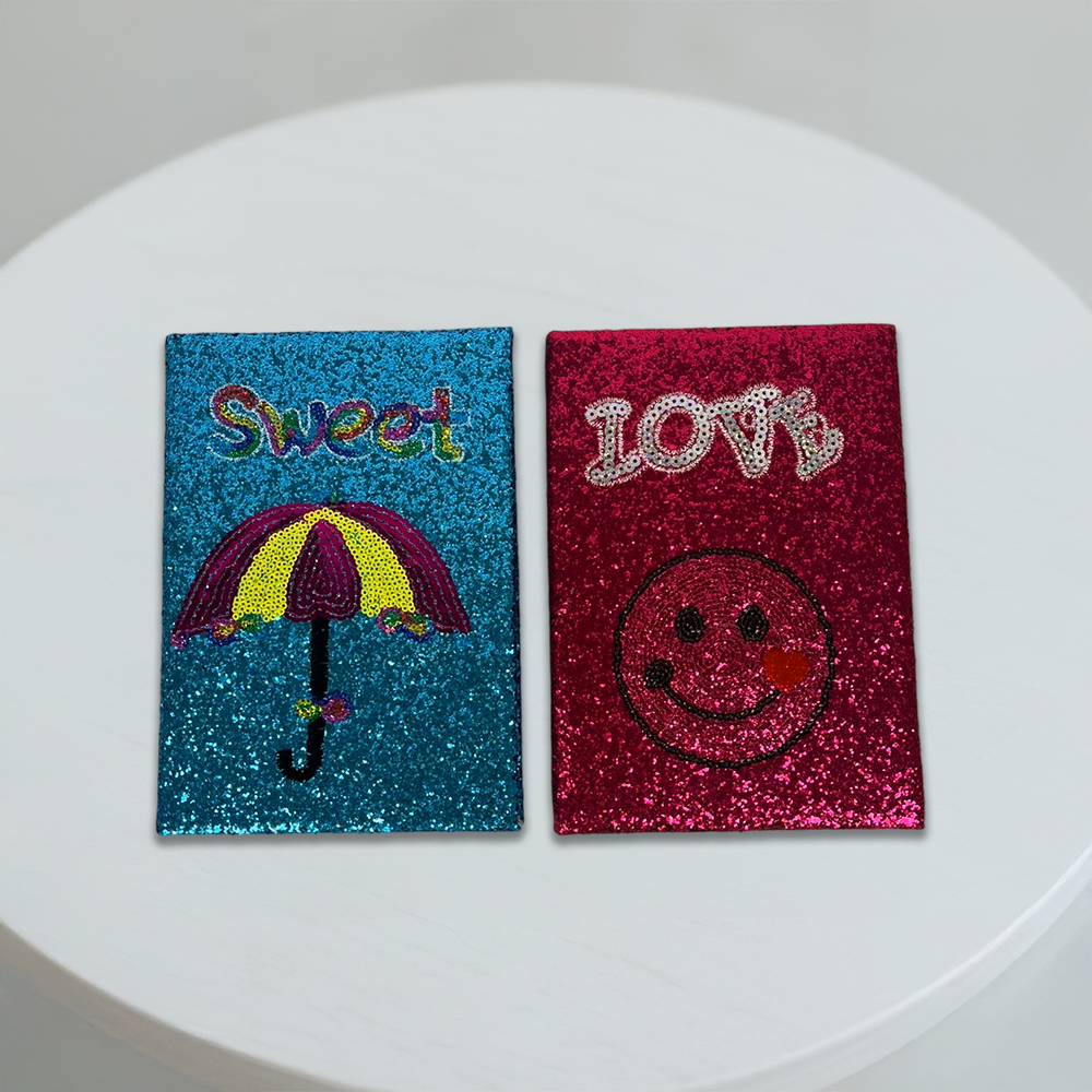 Glitter notebook